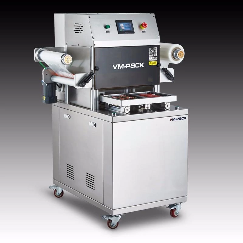 How does the vacuum body-fitted packaging machine deal with electricity consumption?