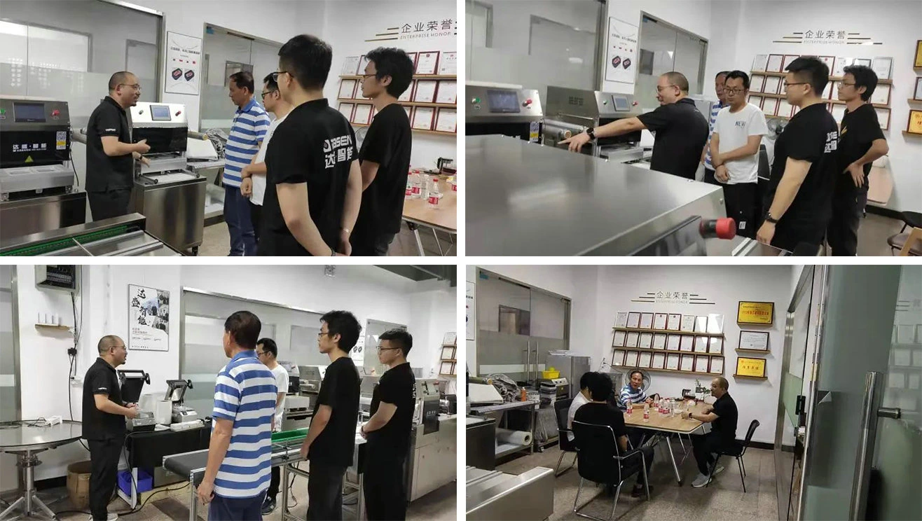 The president of Wenzhou Packaging Federation personally visited Dasheng Intelligent.