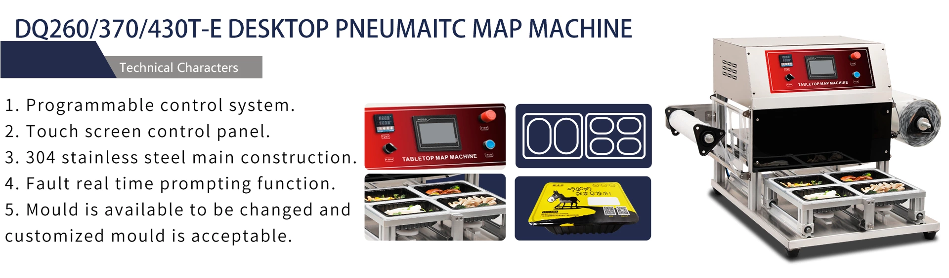 DQ370T MODIFIED ATMOSPHERE PACKAGING MACHINE